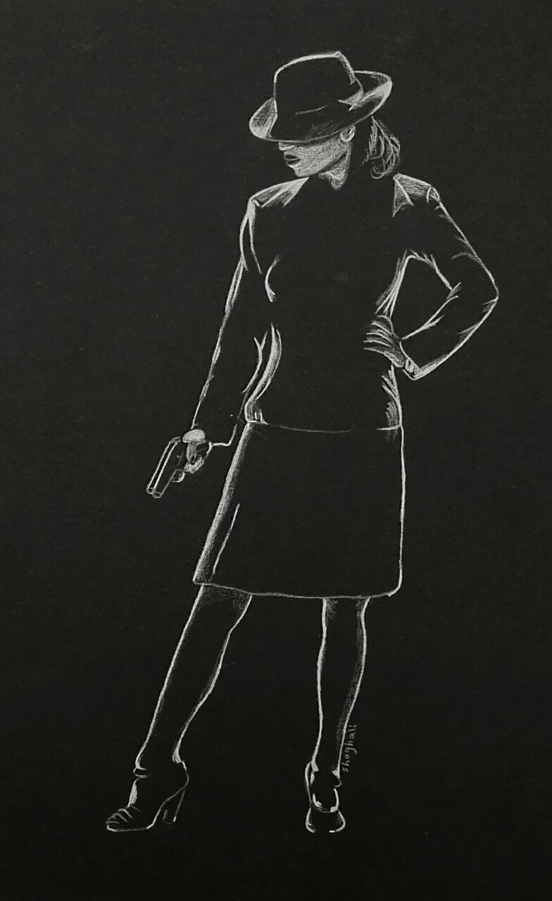 آموزش نقاشی سیاه قلم